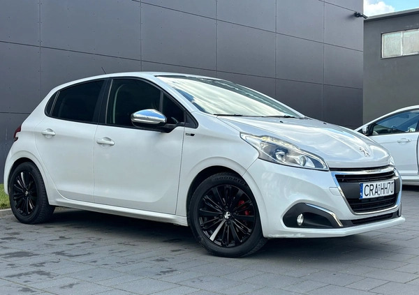 Peugeot 208 cena 34900 przebieg: 139350, rok produkcji 2017 z Łobez małe 379